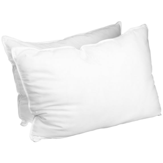 100% Microfiber Down Alternative Pillows, 2-Piece Pillow Set by Blue Nile Mills - King