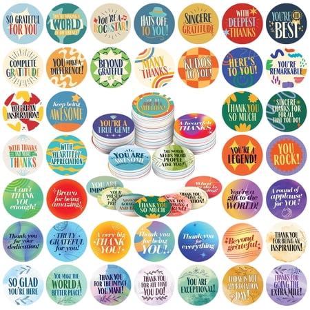 T MARIE 100 Mini Bulk Appreciation Gifts - 2.25” Token of Appreciation Chips for Employee Appreciation Week, Staff, Nurses, Teachers, Students and More - Share Kindness, Recognition and Motivation