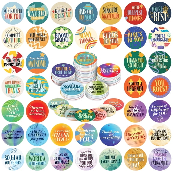 T MARIE 100 Mini Bulk Appreciation Gifts - 2.25 Token of Appreciation Chips for Employee Appreciation Week, Staff, Nurses, Teachers, Students and More - Share Kindness, Recognition and Motivation