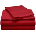 thumbnail image 1 of 100% Modal Rayon from Beechwood Sheet Set Burgundy / Full, 1 of 1