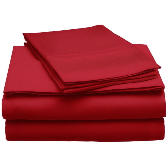 100% Modal Rayon from Beechwood Sheet Set Burgundy / Full