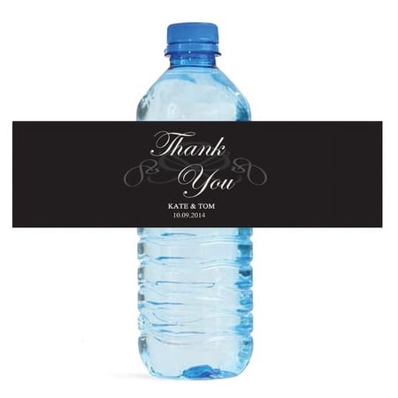 100 Modern Wedding Anniversary Shower Water Bottle Labels 2