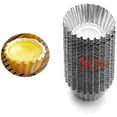 thumbnail image 1 of 100 Molde Tartaletas Aluminio Reposteria Horno Reutilizables, 1 of 5