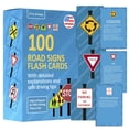 thumbnail image 1 of Well Balanced Educational Focus Printed Flash Cards with Detailed Explanations and Safe Driving Tips, 100 Count, 1 of 5