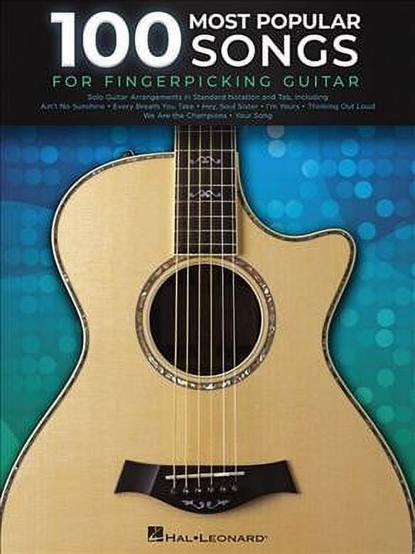 100 Most Popular Songs for Fingerpicking Guitar Solo Guitar