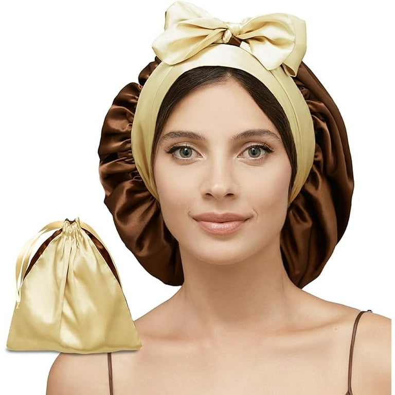 HOT Mulberry Silk Bonnet Silk Slip Turban 100% Mulberry Silk