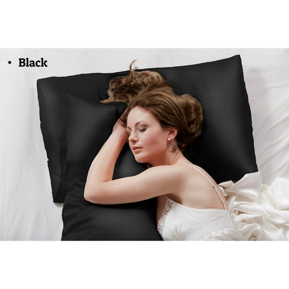 100% Mulberry Silk Pillowcase for Hair and Skin, Envelope Style 16 Momme Pillow Case Cover, King Size