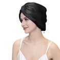 thumbnail image 1 of 100% Mulberry Silk Reversible Sleep Bonnet – 22 Momme, Double-Layer Hair Wrap & Night Cap for Women, 1 of 7