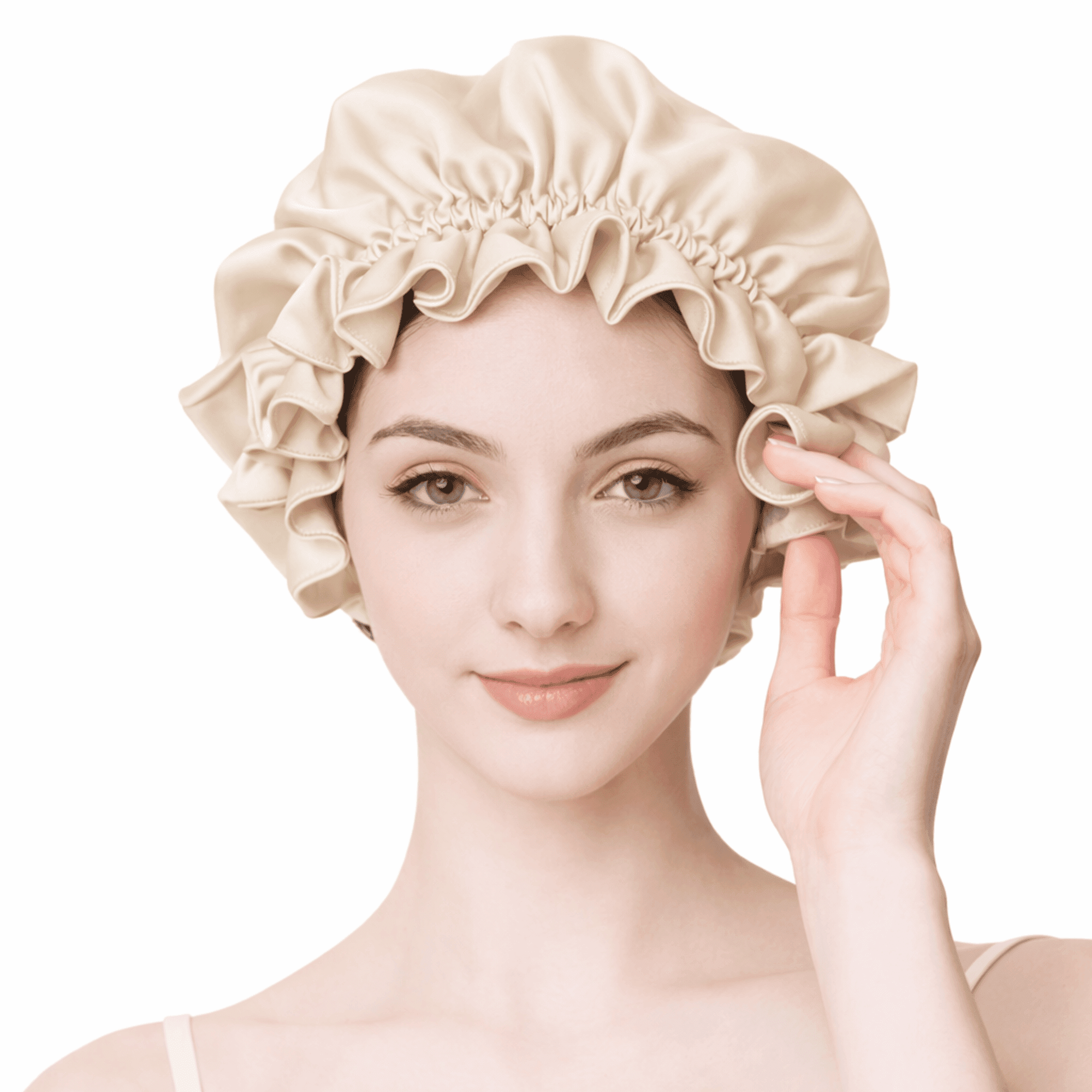 100% Mulberry Silk Reversible Sleep Bonnet – 22 Momme, Double-Sided Silk Hair Wrap & Night Cap for Women
