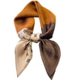 thumbnail image 1 of 100% Mulberry Silk Scarf for Women Hair Lightweight Square Neckerchief Wrap For Head Scarves 21", 1 of 10