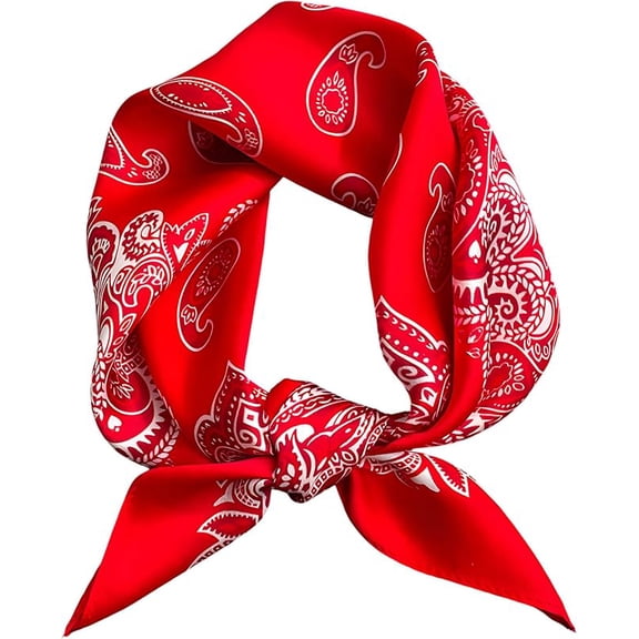 100% Mulberry Silk Scarf for Women Hair Lightweight Square Neckerchief Wrap For Head Scarves 21"