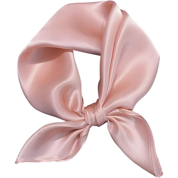 100% Mulberry Silk Scarf for Women Hair Lightweight Square Neckerchief Wrap For Head Scarves 21"