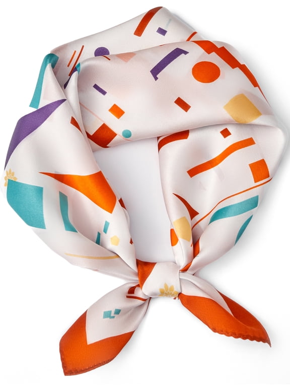 100% Mulberry Silk Scarf for Women Neck Head,Square Scarf 21"x21"for Hair Wrap for Bag,Small Hair Scarf Headscarf