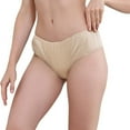 thumbnail image 1 of 100% Mulberry Silk Underwear for Women 19 Momme Pure Silk Bikini Panties Real Organic Silk Brief Undies, 1 of 5