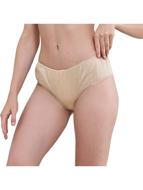 100% Mulberry Silk Underwear for Women 19 Momme Pure Silk Bikini Panties Real Organic Silk Brief Undies