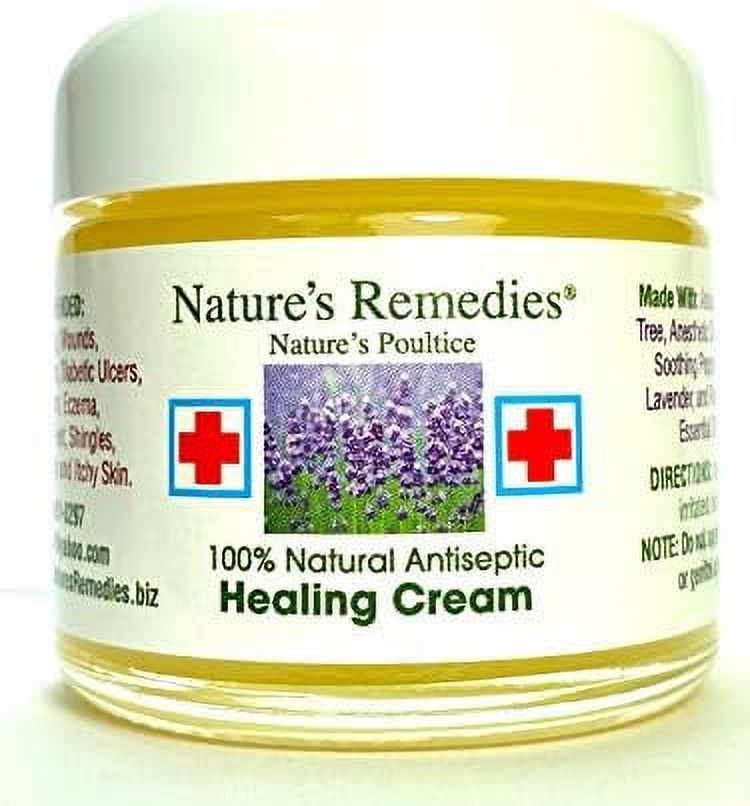 "100 Natural Antiseptic Cream" Heals and Soothes Infected Skin, Bed