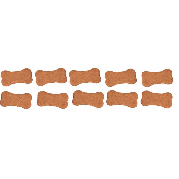 100% Natural Big Dog Biscuit Bulk Packs Medium to Larger Breed Organic Treats (10 Biscuits - Peanut Butter)
