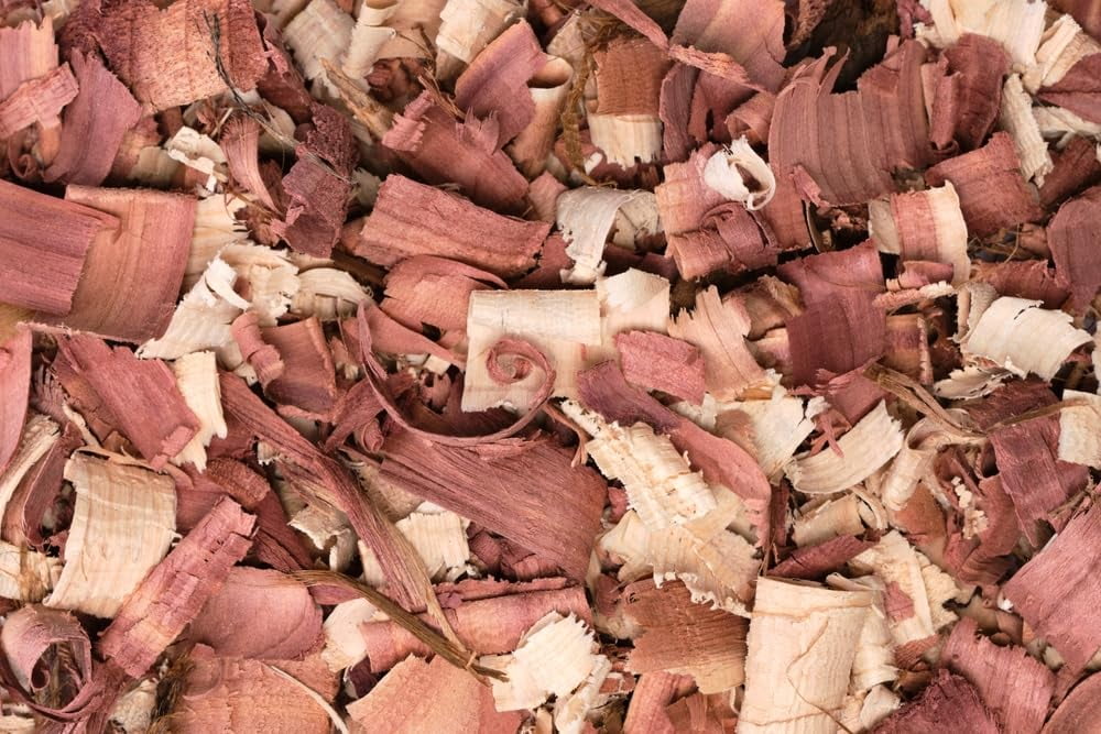 100 Natural Cedar Shavings Mulch Great for Outdoors or Indoor