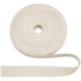 Sewing Edge Ribbon 100% Natural Cotton Beige Twill Tape 10 Yards 3/4'' Herringbone Webbing ...