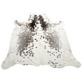 thumbnail image 1 of 100% Natural Cowhide Rug Cowhide Skin Natural Leather Brown White Area Rug Animal print-028, 1 of 4