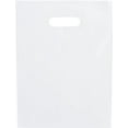 thumbnail image 1 of 100 Sheer White Merchandise Bag, 12"x15" with Die Cut Handle, No Gusset, 1.4 Mil., 1 of 1