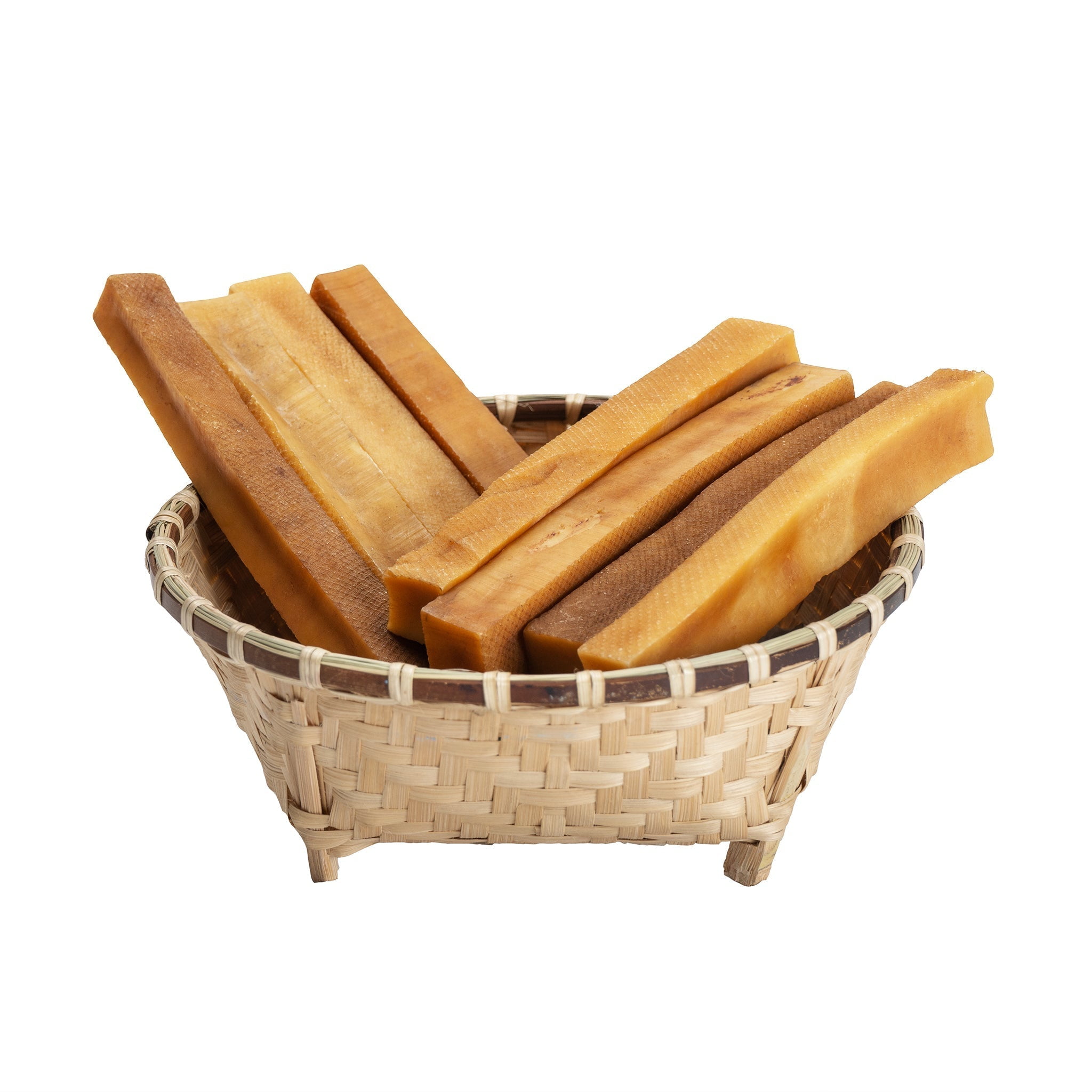 100% Natural; Himalayan Yak Cheese Dog Treat & Chews; Grain-Free; Gluten-Free; Dental Chews; 4 Count; Large-15 oz
