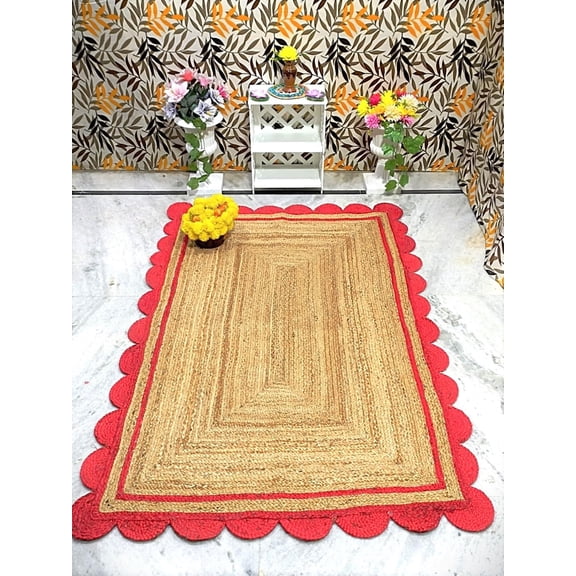 100% Natural Jute Rug  Sustainable, Handcrafted Rug for a Greener Home Size - 3 x 14 Feet (90 cm x 420 cm)