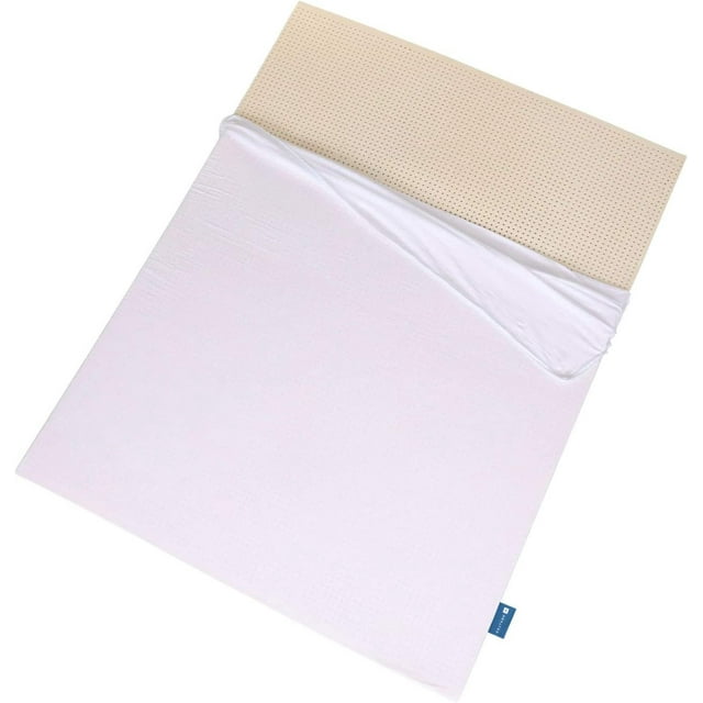 100 Natural Latex Mattress Topper Firm 2 Inch Twin Size Cotton