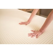 100% Natural Latex Mattress Topper - Firm - 3" Thick, Queen Mattress Topper