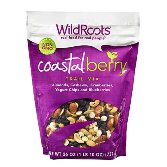 100% Natural Trail Mix Coastal Berry Blend Speciial 2 PackK (26 oz Each), Natural Trail mix (%100)