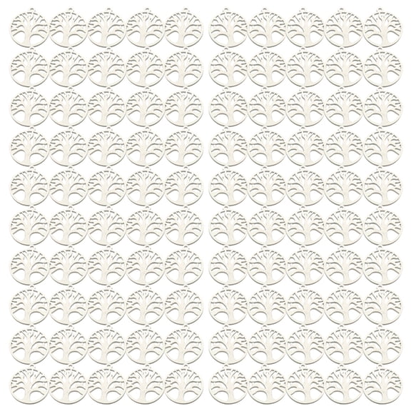 100 Natural Wood Trees of Life Craft Set for Home Decoration DIY Art Projects