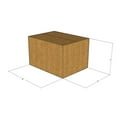 thumbnail image 1 of 8x6x5 Kraft Brown Corrugated Shipping Boxes, 32 ECT Single-Wall, Qty 100, 1 of 3