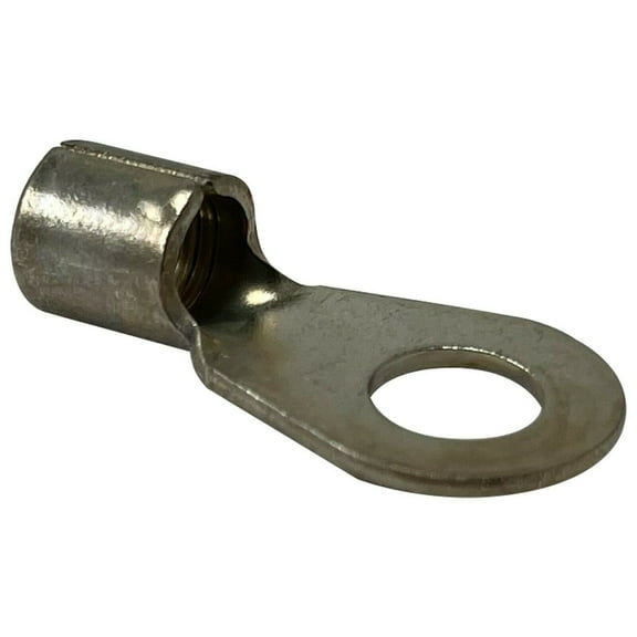 (100) Non-Insulated 6 AWG Gauge Ring Connector 5/16" Stud Electrical Wire Terminal - USA