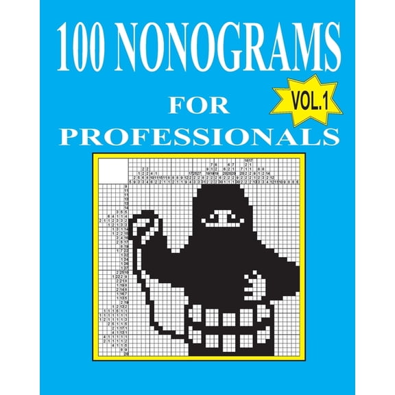 100 Nonograms for Professionals 100 nonograms for professionals, Book 1, (Paperback)