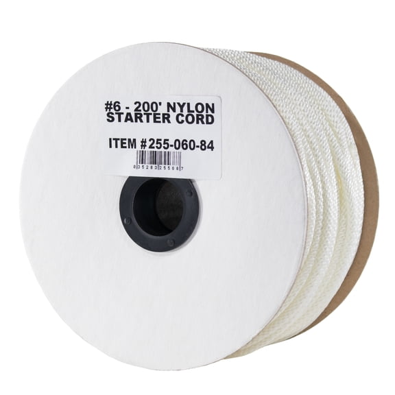100% Nylon Fiber Starter Cord in Multiple Sizes