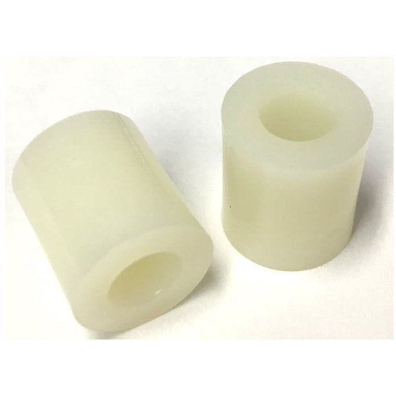 100 Nylon Spacer Bushings .257 I.D. 1/2 O.D. Length 9/16