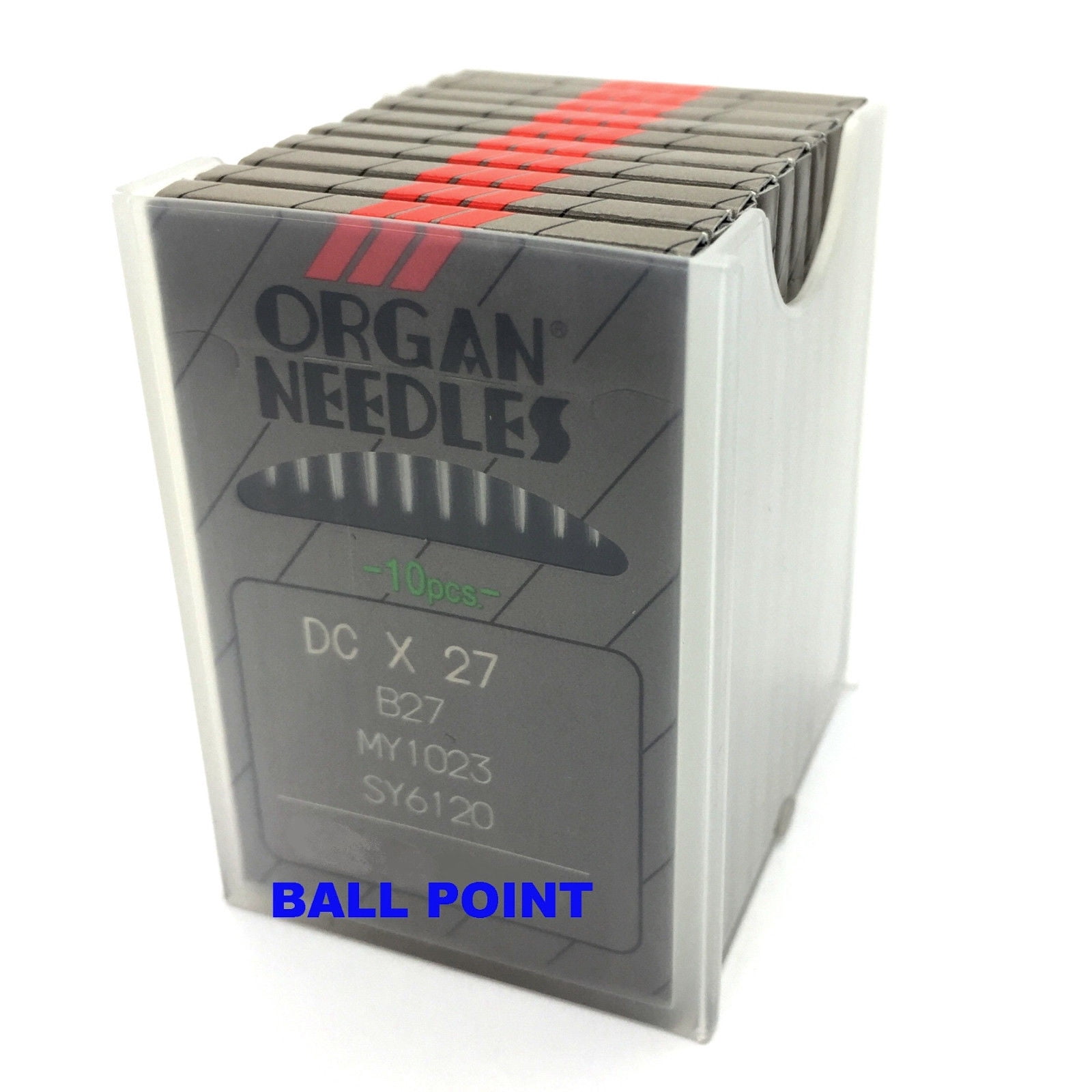 100 ORGAN DCX27 B27 Ball-Point Industrial Serger Overlock Machine Needles-Size 18