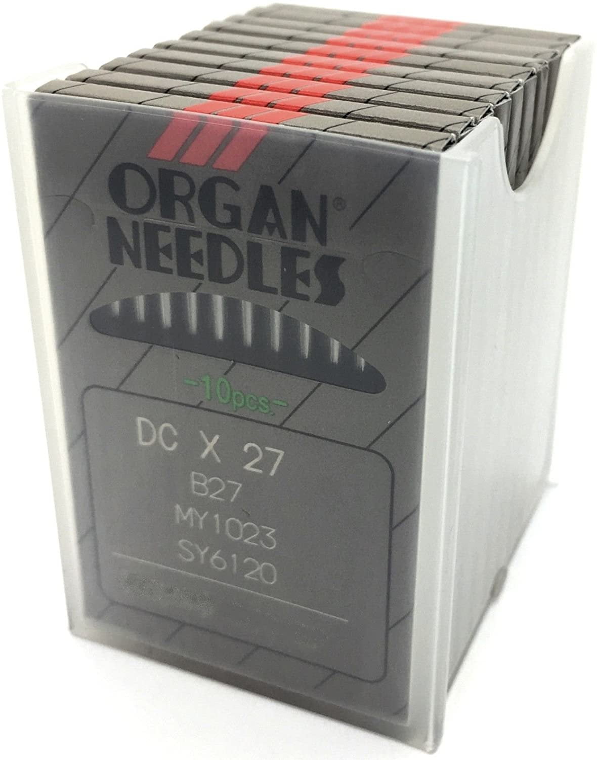 100 ORGAN DCX27 B27 Ball-Point Industrial Serger Overlock Machine Needles