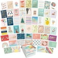 thumbnail image 1 of 100 All Occasion Cards & Envelopes Set - Greeting Notecards Assortment Box - Birthday Cards Bulk for Office, Thank You, Holiday, Blank Notecards & more – Organizer Box Included, 1 of 3