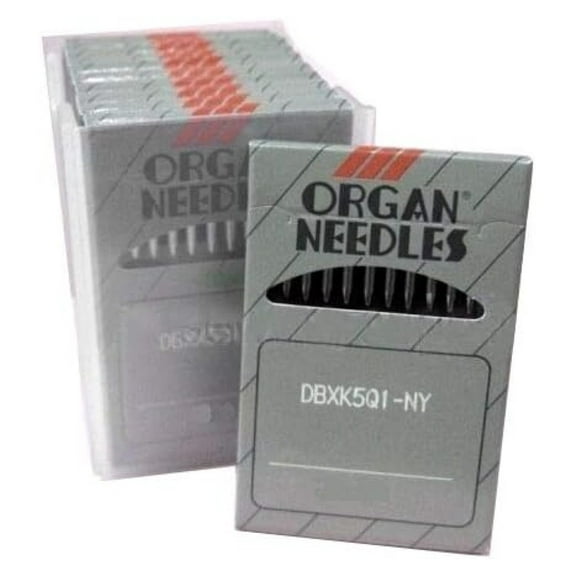 100 Organ DBXK5Q1-NY Embroidery Needles - Size 75/11 - For Janome MB4, Melco EP4, Elna 9900 - Machine Embroidery Needles - Quilting & Sewing Accessories