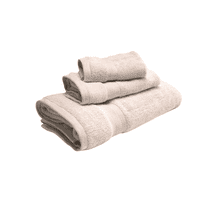 100% Organic Cotton Bath Towel Set of 3 (Natural), GOTS Certified