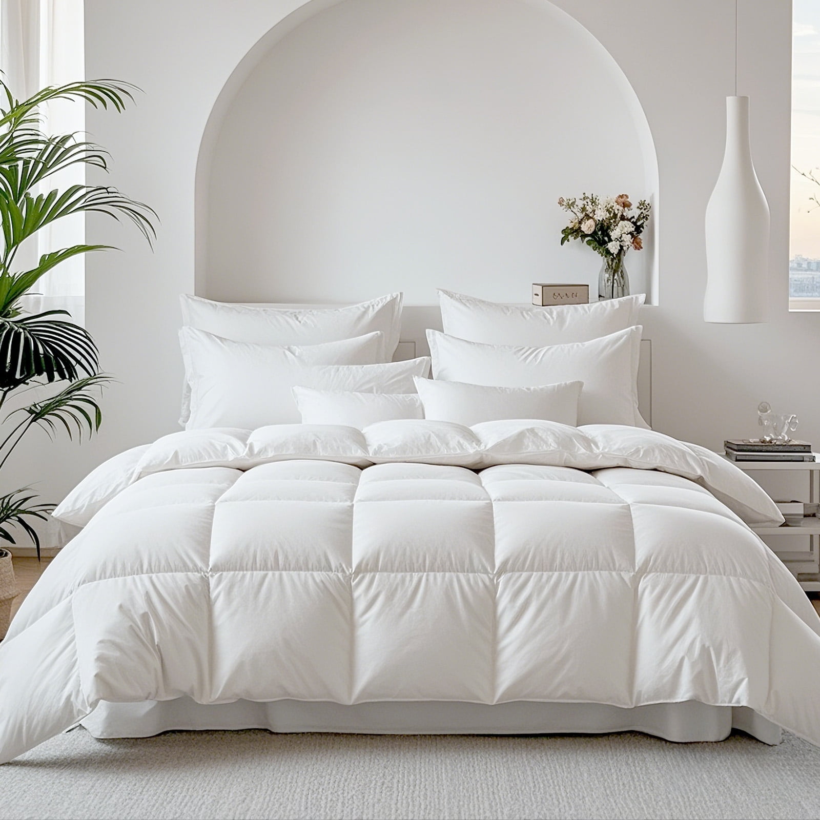 Cotton Goose Down Comforter: Luxurious Warmth with Breathable Comfort