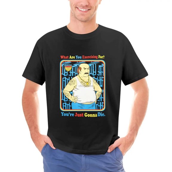 100% Organic Cotton Isaac Morris Aqua Teen Hunger Force You're Just Gonna Die Ad