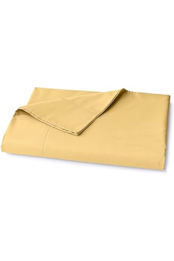 100% Organic Cotton Queen Size Flat Sheet Only (90"x104") - Super Soft 100% Cotton Queen Flat Sheet - Lightweight & Durable Cotton Bed Sheet - Cocoon