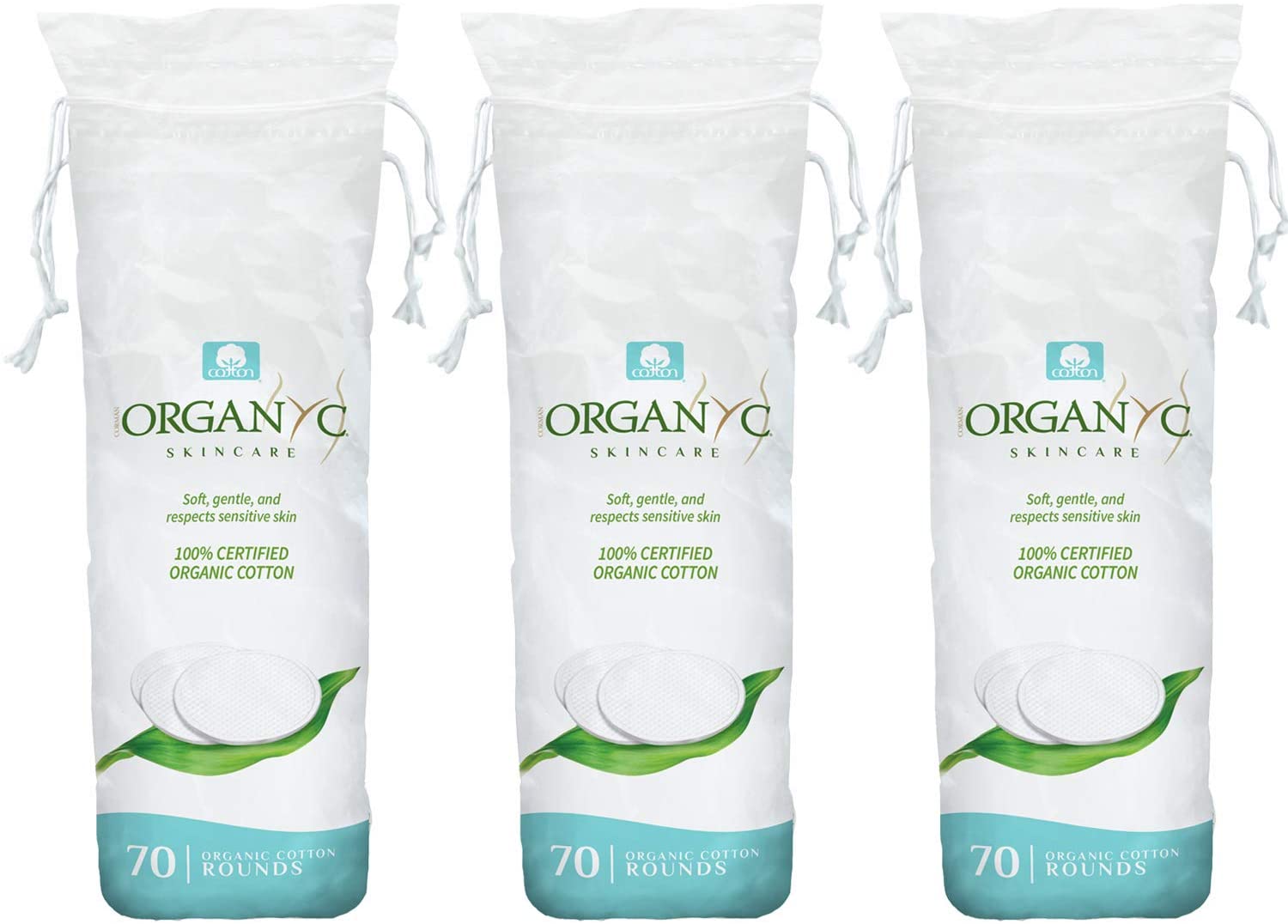 100% Organic Cotton Rounds - Biodegradable Cotton, Chemical Free, For ...