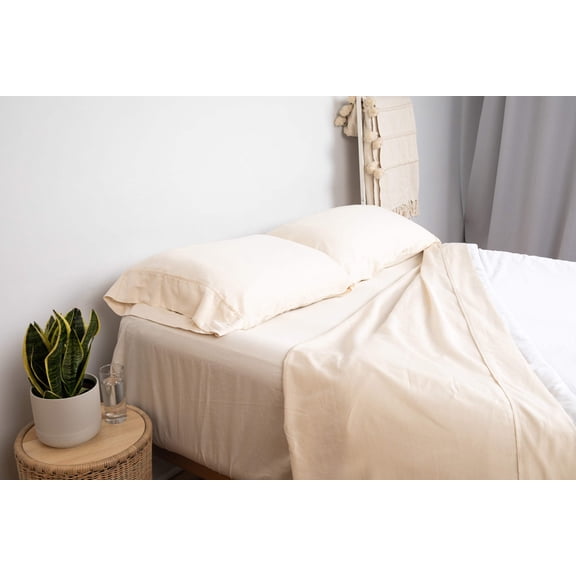 Organic Sateen Bed Sheets Set