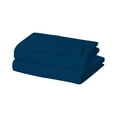 thumbnail image 1 of 100% Organic Cotton Solid Hemmed Wrinkle Resistant Sheet Set, 1 of 7