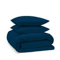 thumbnail image 1 of 100% Organic Cotton Wrinkle Resistant Solid Duvet Set, 1 of 7