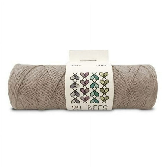 100% Organic Hemp Cord, Twine, String for Jewelry, Beading, Macrame, Crafts, Knitting, 23 Bees (10 lb.)