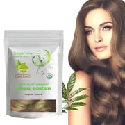 100% Organic Henna Hair Color   Natural, Chemical-Free Hair Dye for Rich, Vibrant Color & Gloss   Grey Coverage, Safe for All Hair Types, Vegan Non-Toxic, Herbal Hair Treatment LIGHT BROWN